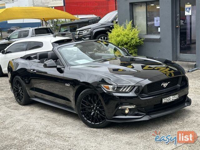 2017 FORD MUSTANG GT 5.0 V8 FM MY17 CONVERTIBLE