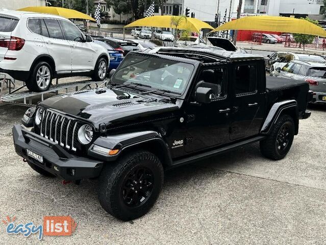 2020 JEEP GLADIATOR OVERLAND (4X4) JT MY20 UTE TRAY, 4 DOORS, 5 SEATS