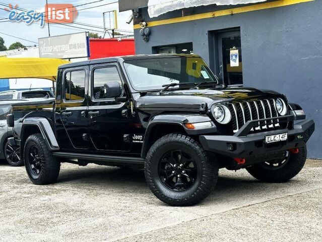 2020 JEEP GLADIATOR OVERLAND (4X4) JT MY20 UTE TRAY, 4 DOORS, 5 SEATS