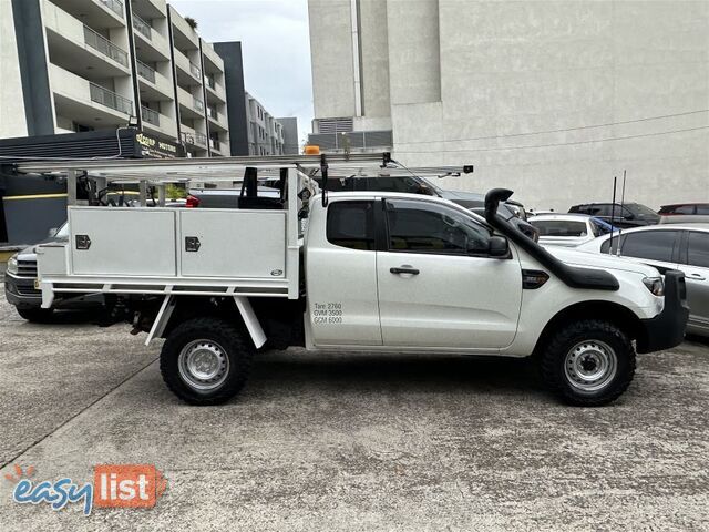 2017 FORD RANGER XL 3.2 4X4 PX MKII MY17 CAB CHASSIS