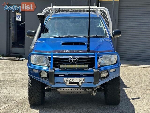 2013 TOYOTA HILUX SR (4X4) KUN26R MY12 UTE TRAY, 2 DOORS, 3 SEATS