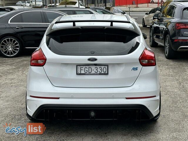 2018 FORD FOCUS RS (5 YR) LZ HATCH, 5 DOORS, 5 SEATS