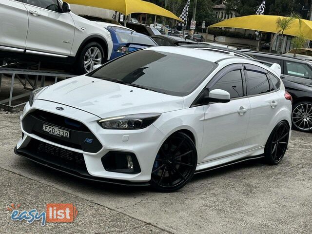 2018 FORD FOCUS RS (5 YR) LZ HATCH, 5 DOORS, 5 SEATS