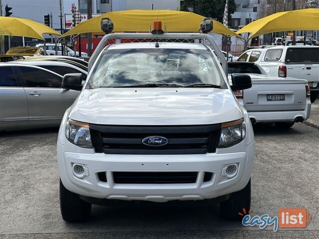 2013 FORD RANGER XL 2.2 HI-RIDER 4X2 PX CAB CHASSIS