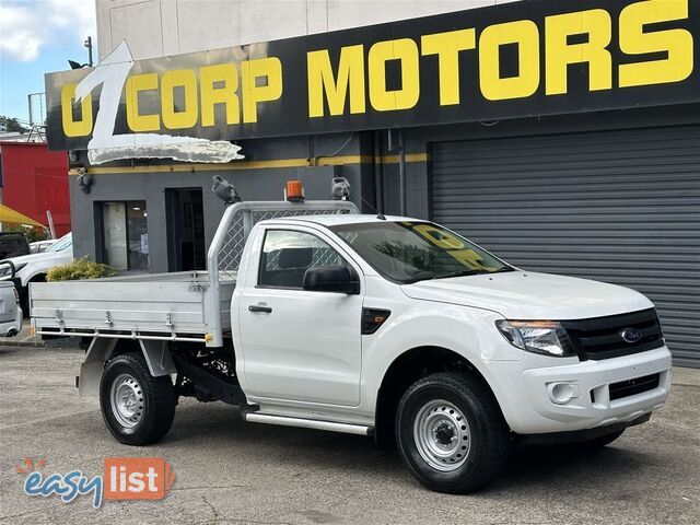 2013 FORD RANGER XL 2.2 HI-RIDER 4X2 PX CAB CHASSIS