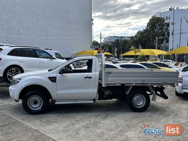 2013 FORD RANGER XL 2.2 HI-RIDER 4X2 PX CAB CHASSIS