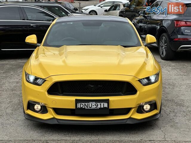 2017 FORD MUSTANG FASTBACK GT 5.0 V8 FM MY17 COUPE