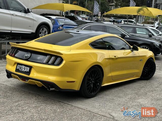 2017 FORD MUSTANG FASTBACK GT 5.0 V8 FM MY17 COUPE