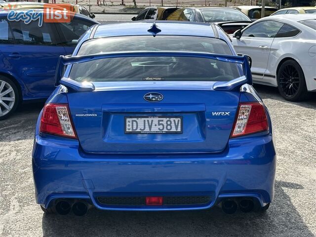 2011 SUBARU WRX AWD MY12 SEDAN